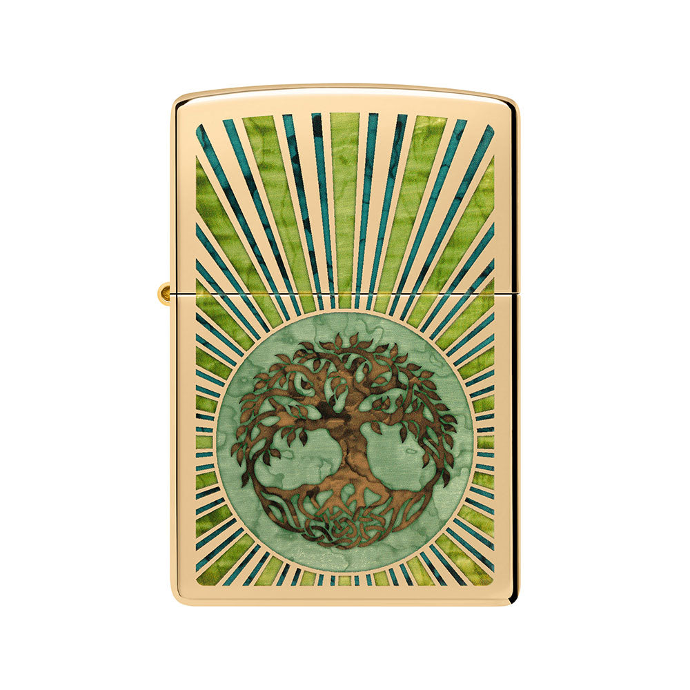 Diseño espiritual de Zippo encendedor a prueba de viento