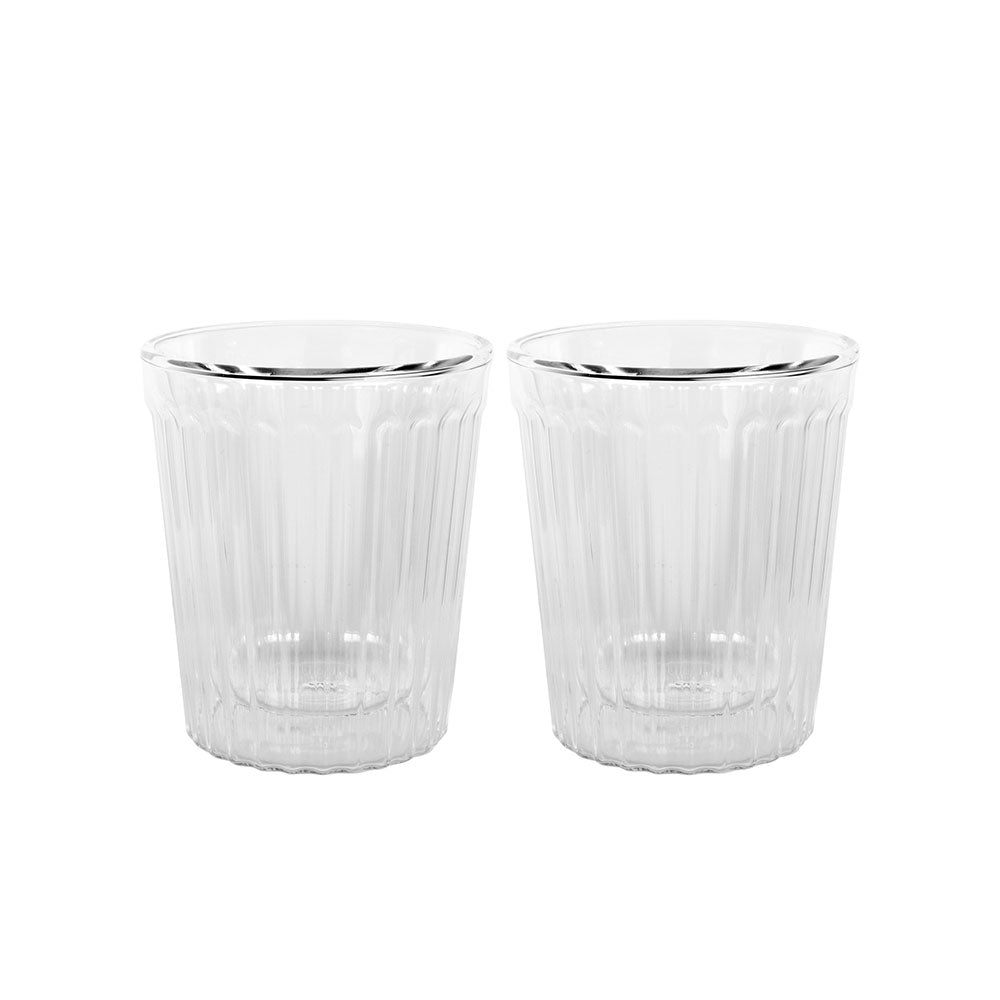 Avanti rigato dubbele wandglas (set van 2)