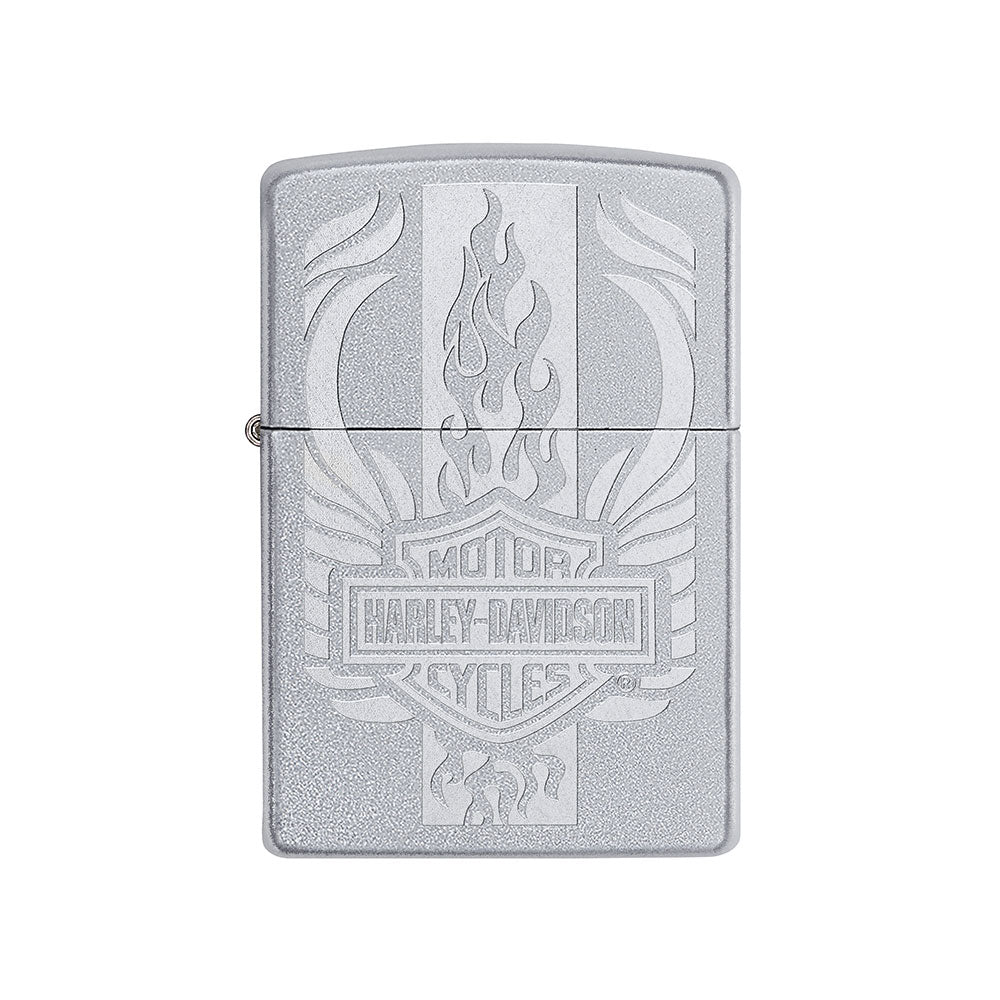 Zippo Harley Davidson Chrome à prova de vento isqueiro