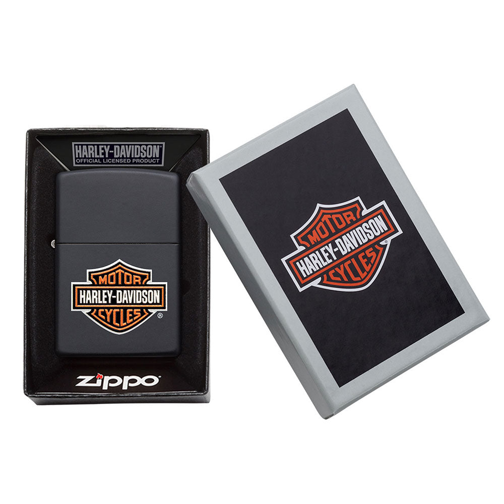 Zippo Harley Davidson Matte svart tändare