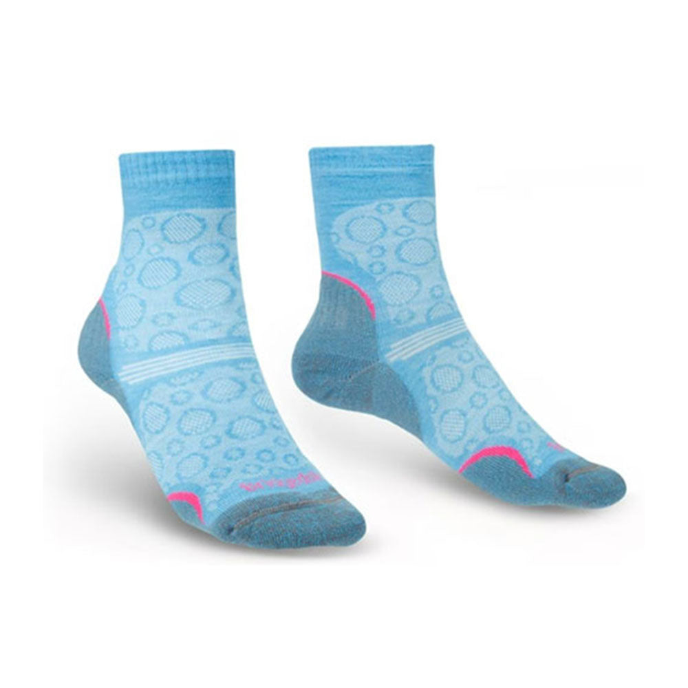 Calcetines de rendimiento ultraligero de la caminata femenina (azul)