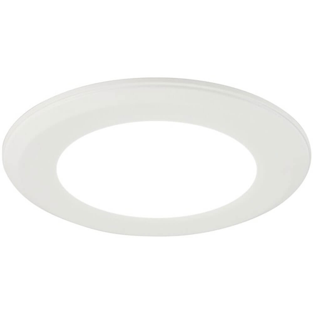 120mm 12V Ultra-tunn LED-panelens takljus (Cool White)