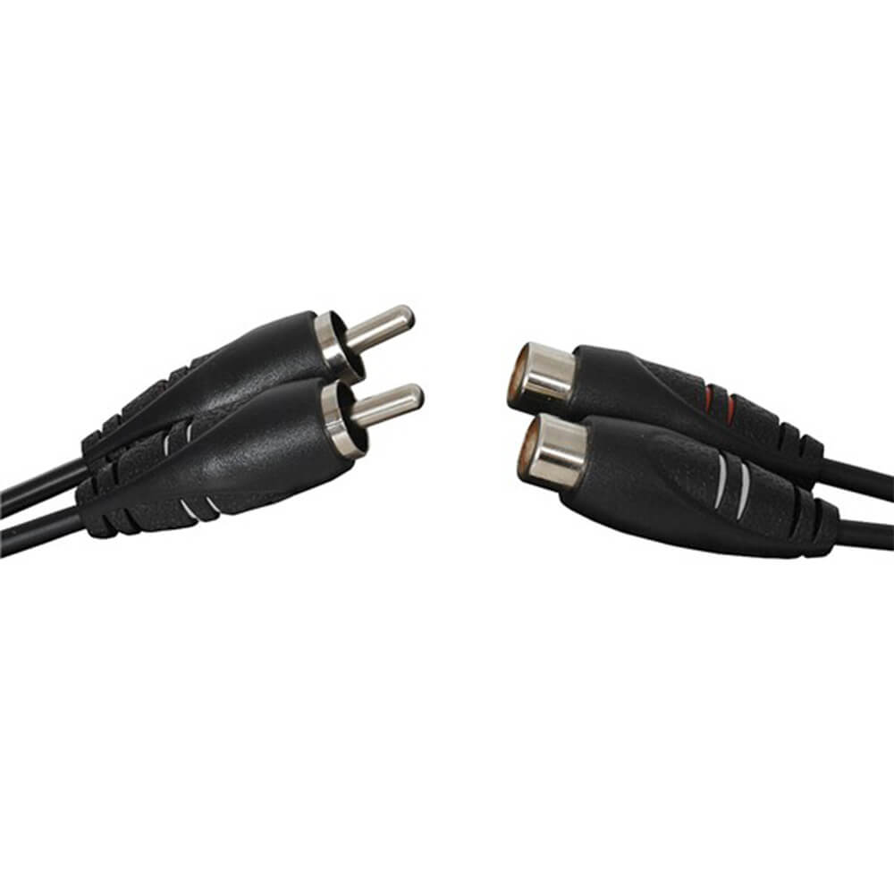 2 x plugs RCA para soquetes de 2 x RCA Cabo de áudio