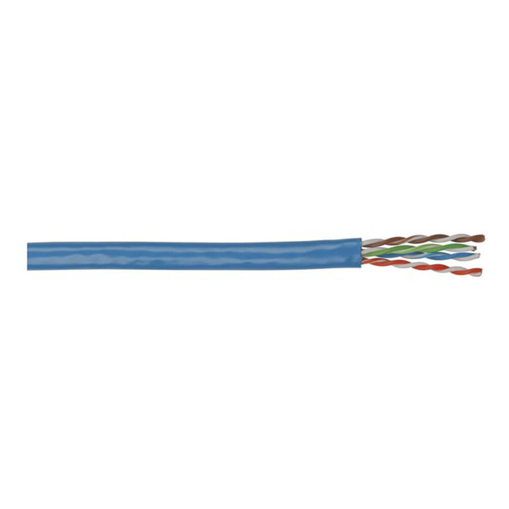 CAT5E Cable de núcleo sólido (azul)