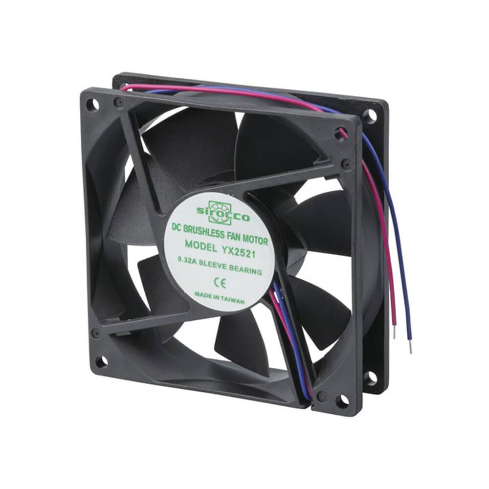 Ventilateur de roulement à manches de fil Sirocco (12VDC)