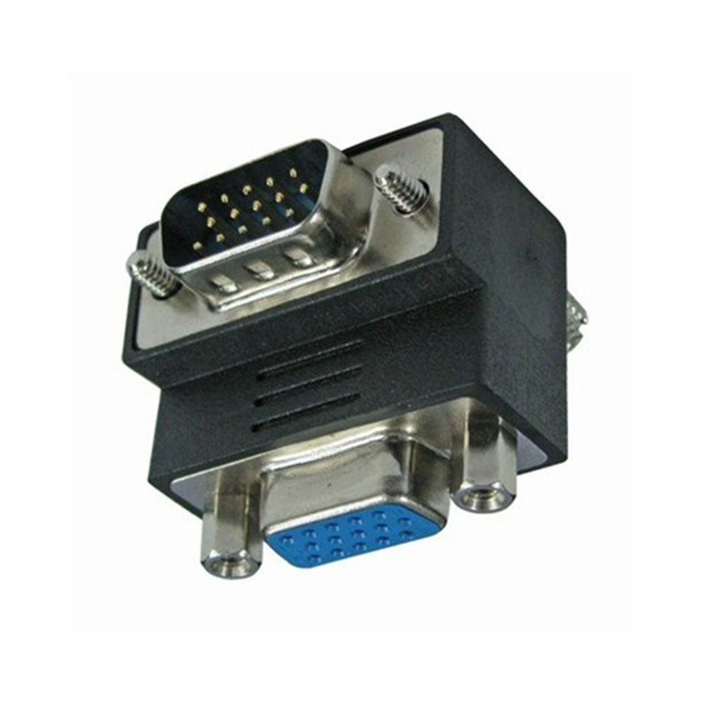 VGA Plug to Socket 90 graders adapter