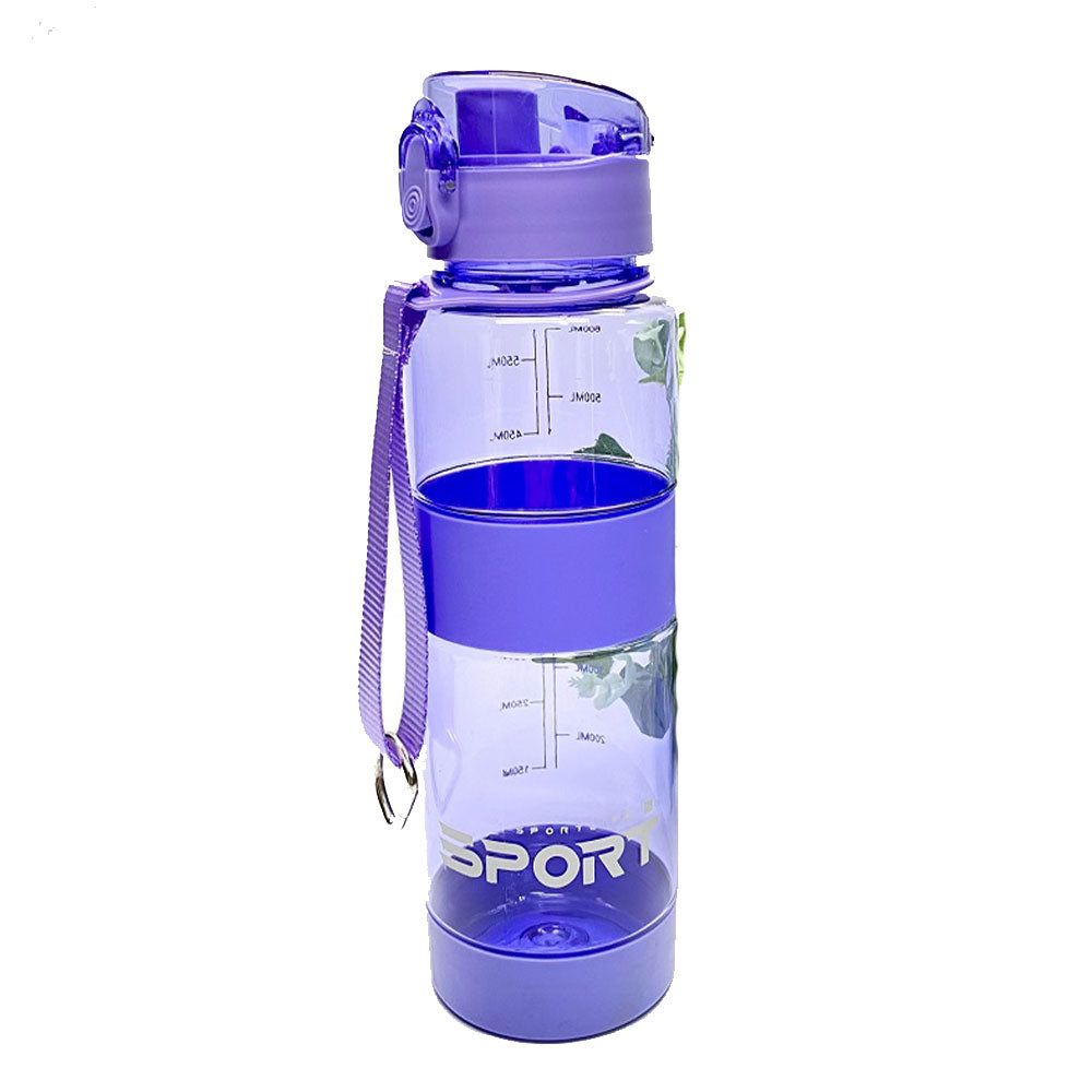 Bouteille de sport en plastique 600 ml