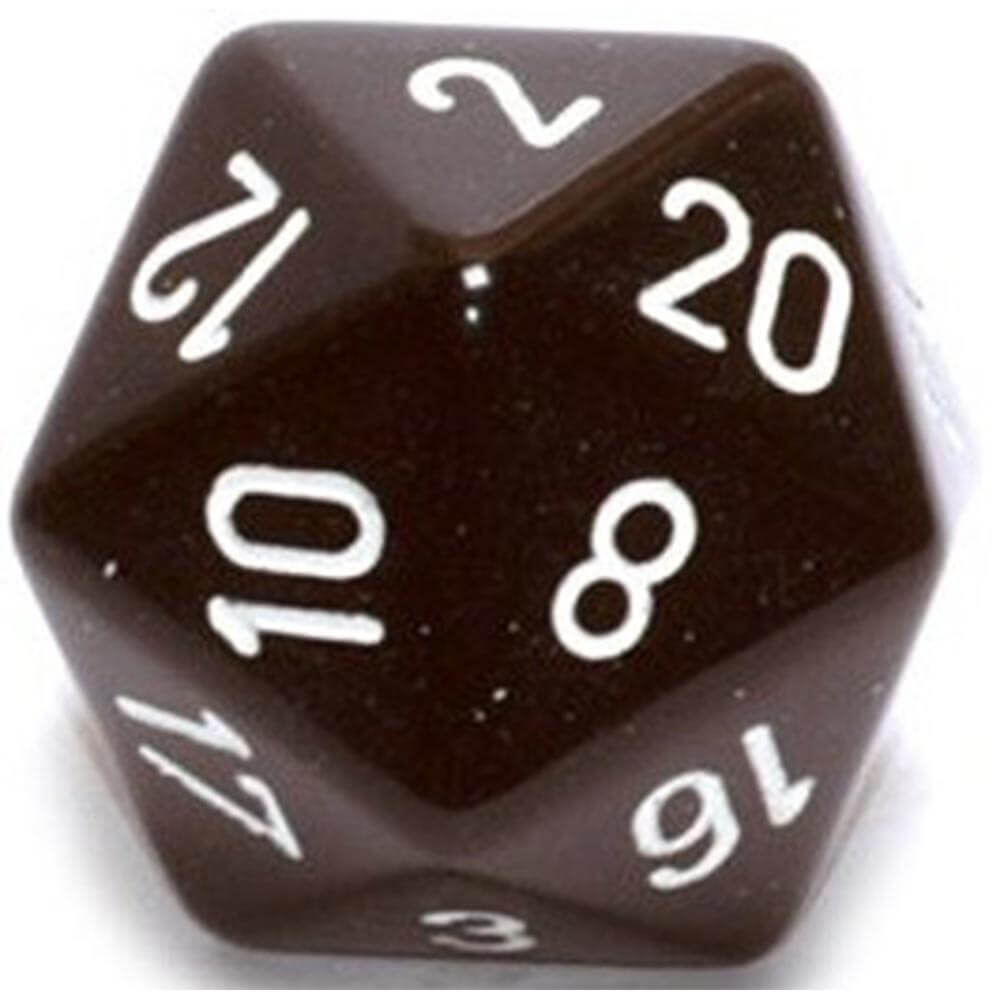  D20 Würfel undurchsichtig (34 mm)