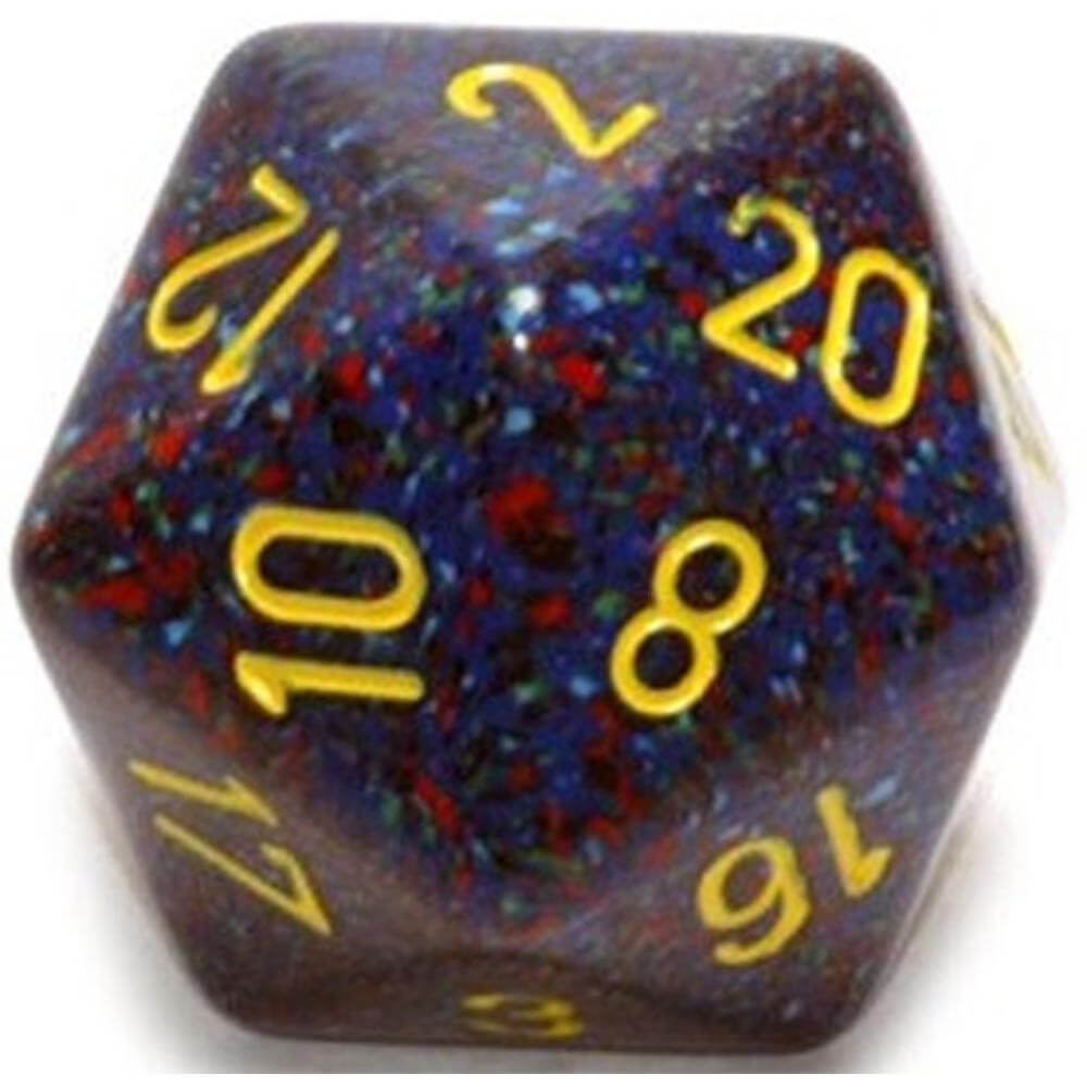 D20 dados moteados (34 mm)