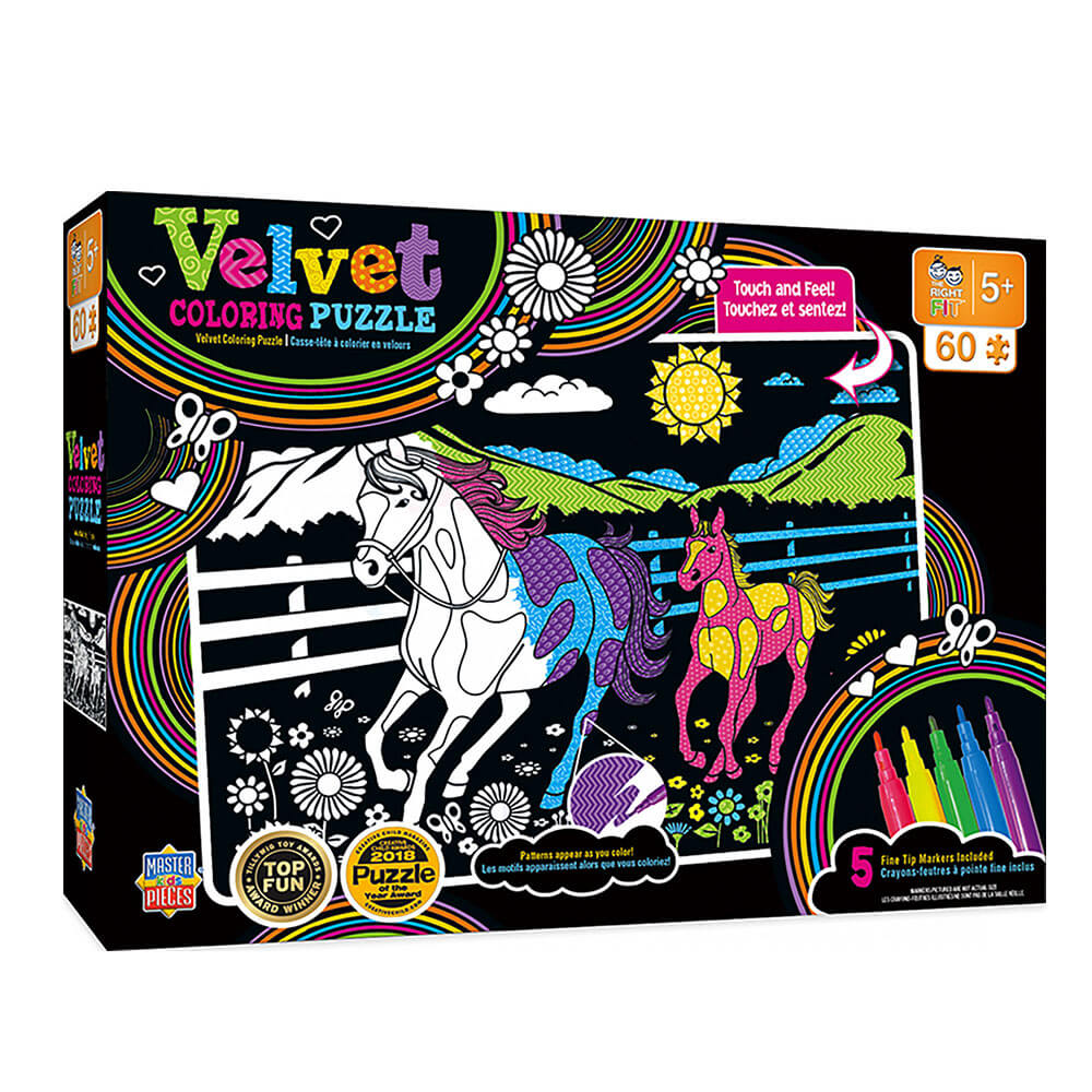 MP Kids Velvet Coloring Puzzle (60 st)