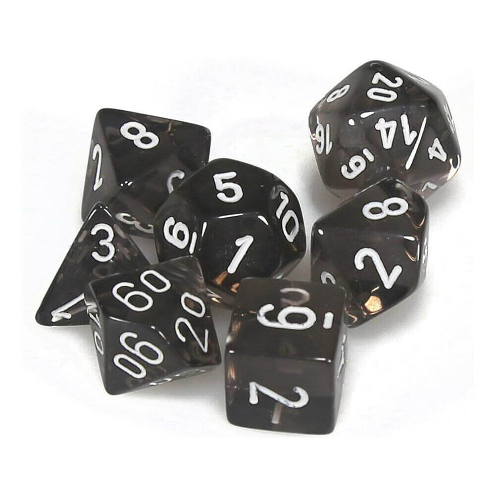 D7 Die Dice Dice Translucent Poly (7 dados)