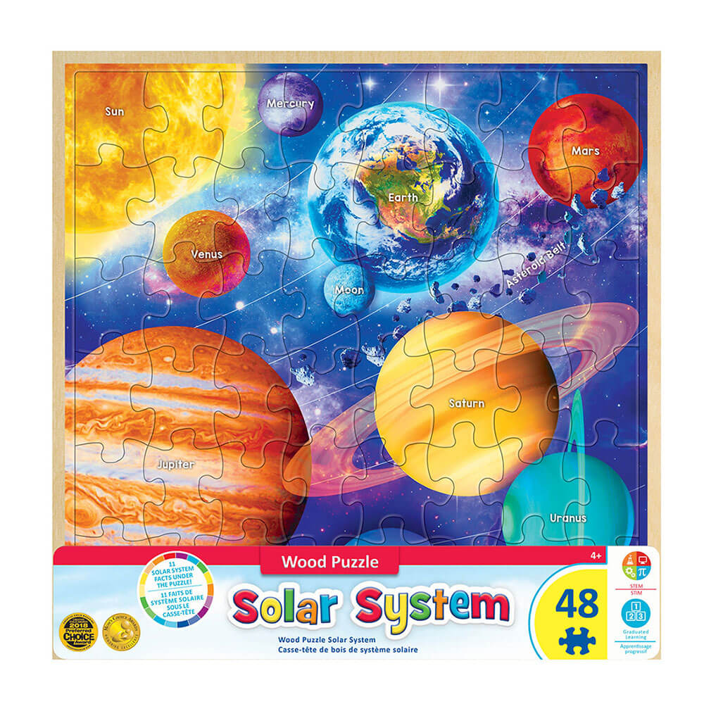 MP Wood Fun Facts Puzzle (48 pezzi)