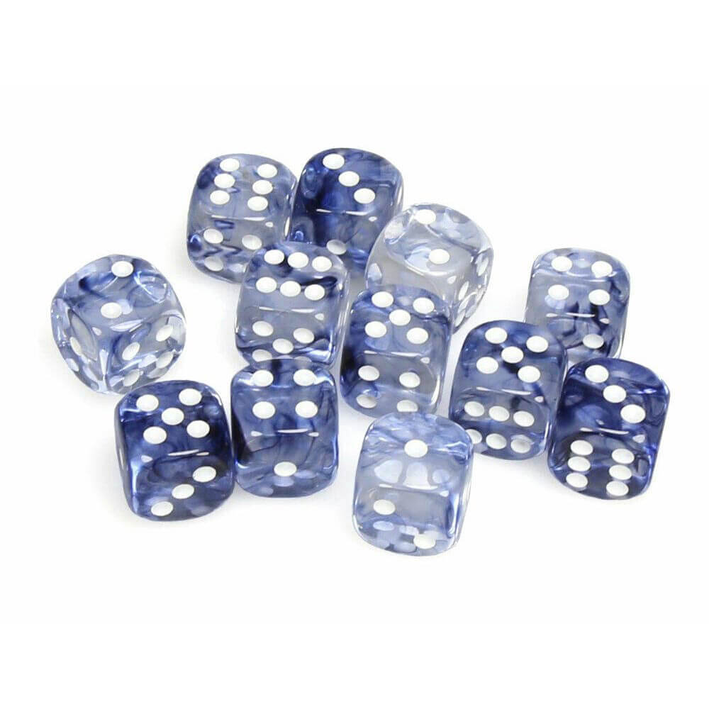 D6 DICE NEBULA 16mm (12 dados)