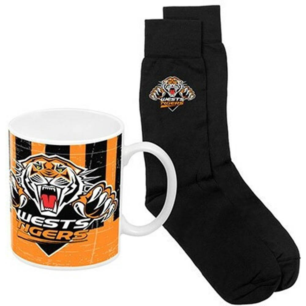 NRL Coffee Mug Heritage & Sock Pack