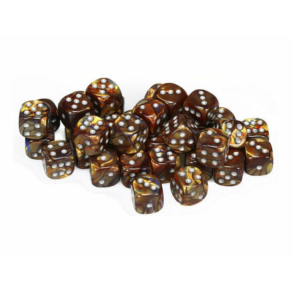 D6 Dice Lustrous 12 mm (36 dés)