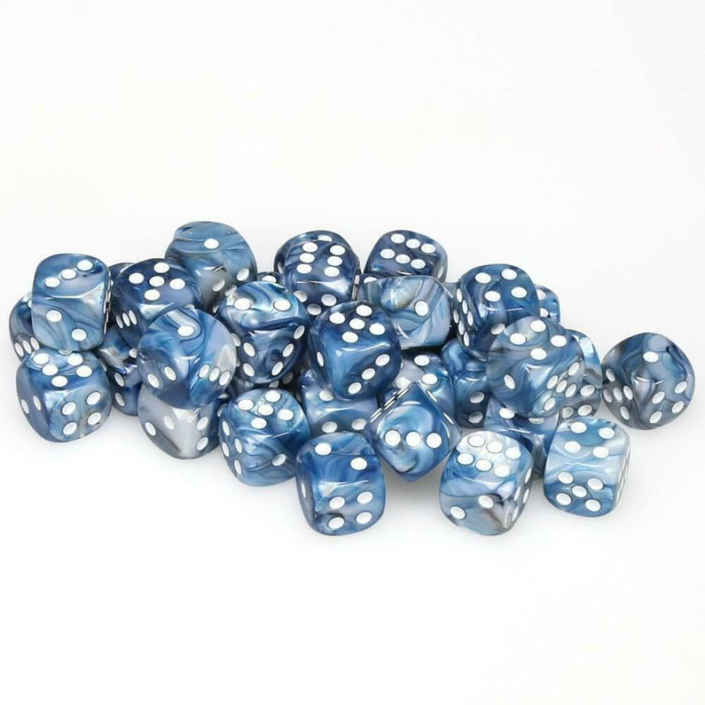 D6 DICE LUSTROS 12mm (36 dados)