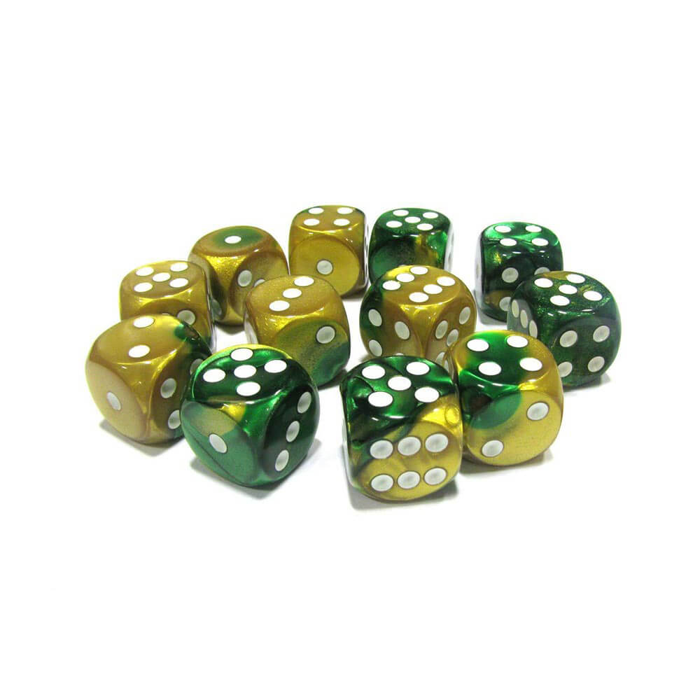 D6 Dice Gemini 16 mm (12 kości)