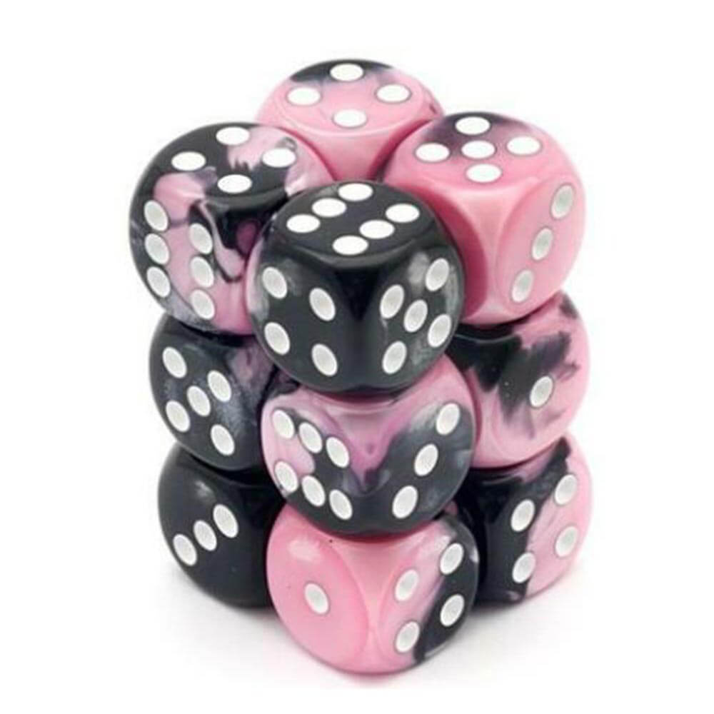 D6 Dice Gemini 16 mm (12 kości)