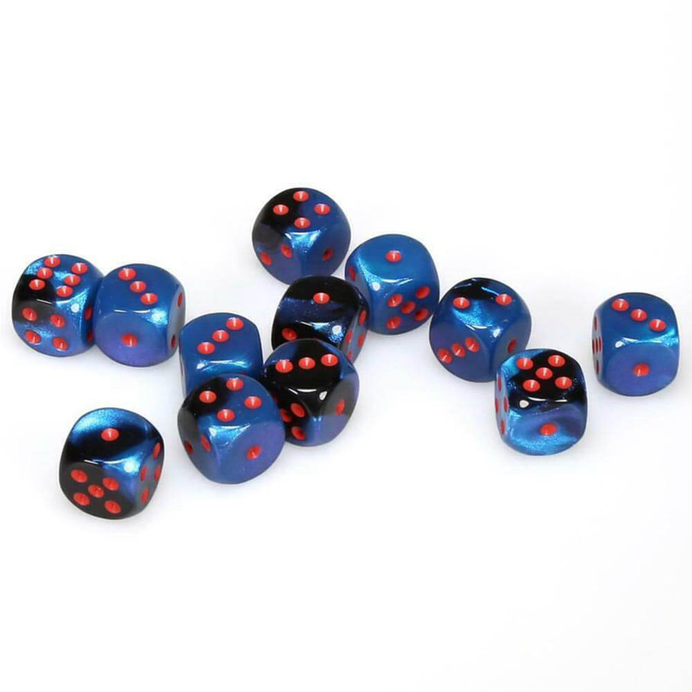 D6 Dice Gemini 16 mm (12 kości)