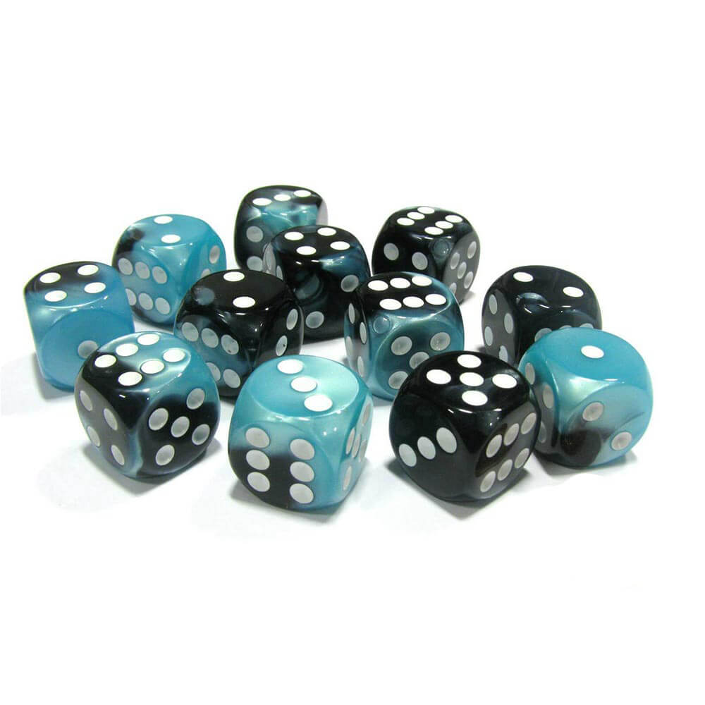 D6 Dice Gemini 16 mm (12 kości)