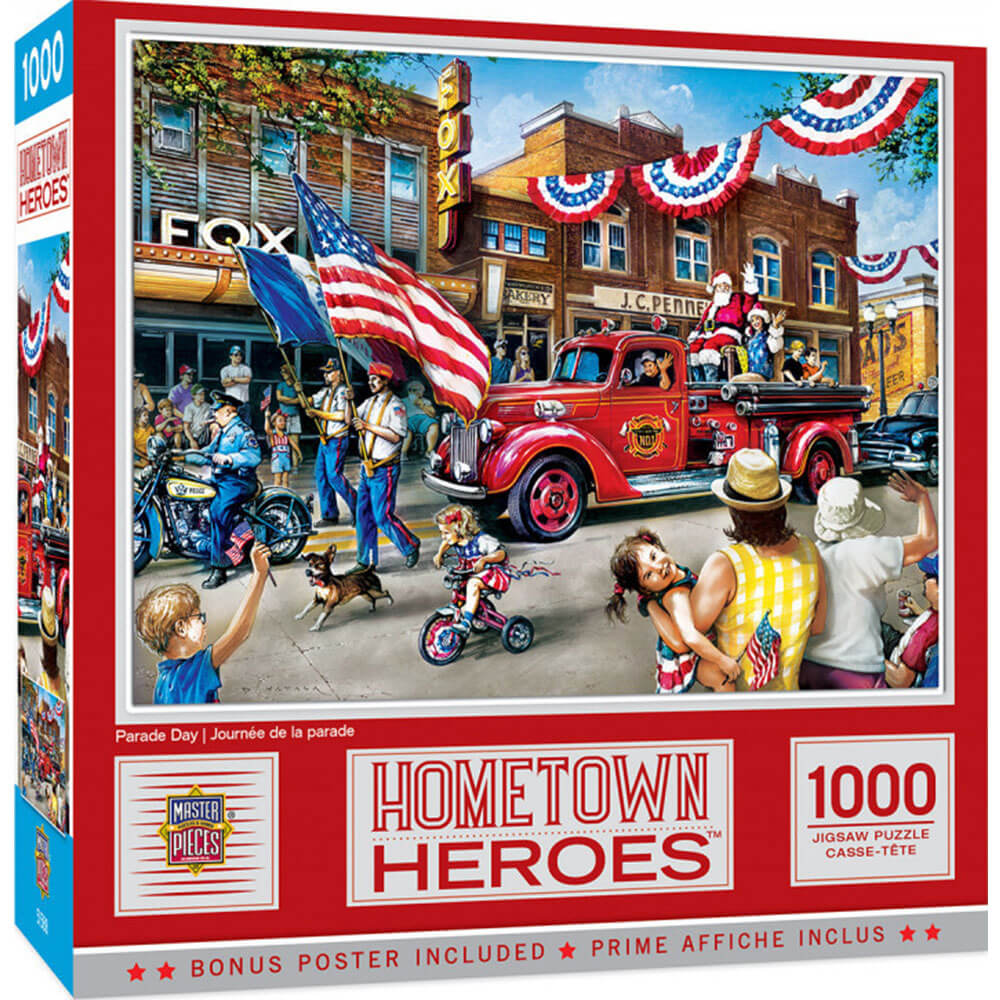 Masterpieces Hometown Héroes 1000pc Rompecabezas