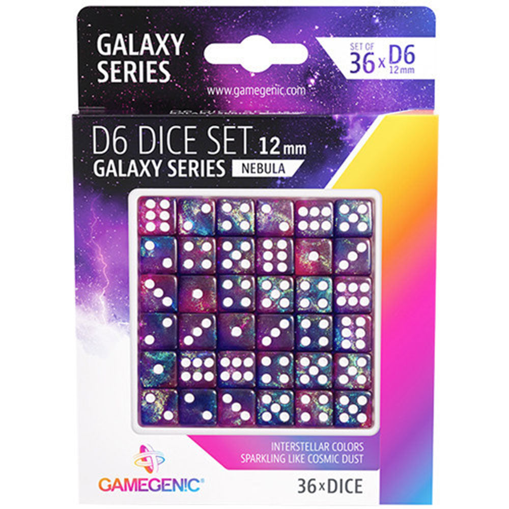 GameGenic Galaxy Series D6 Zestaw 12 mm (36 pC)