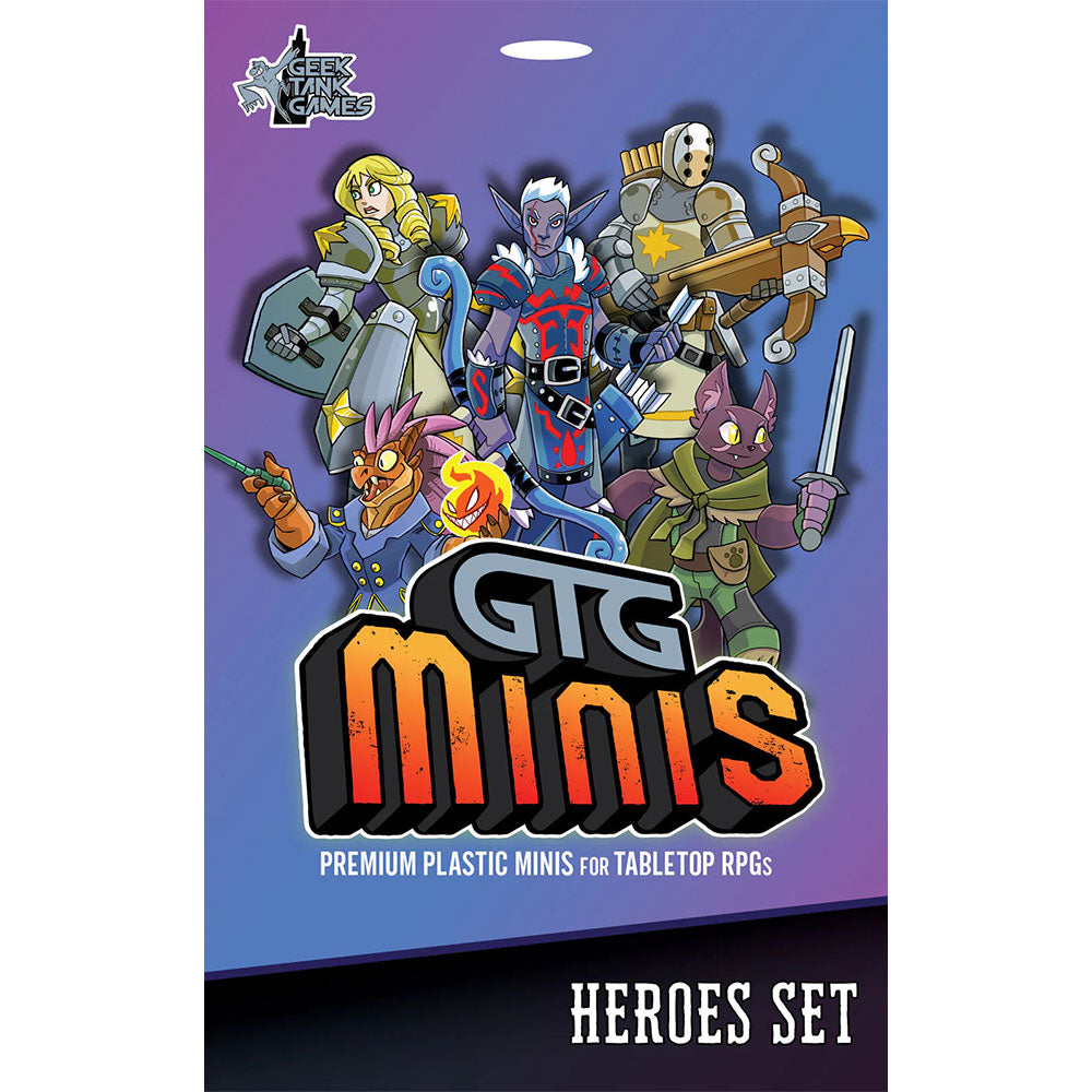 Conjunto de heróis gtg minis