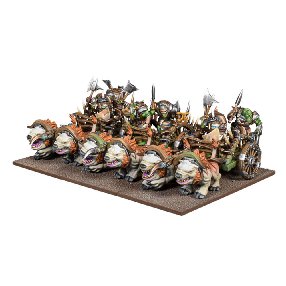 Kings of War Orc Chariots/Fight Wagons Miniature