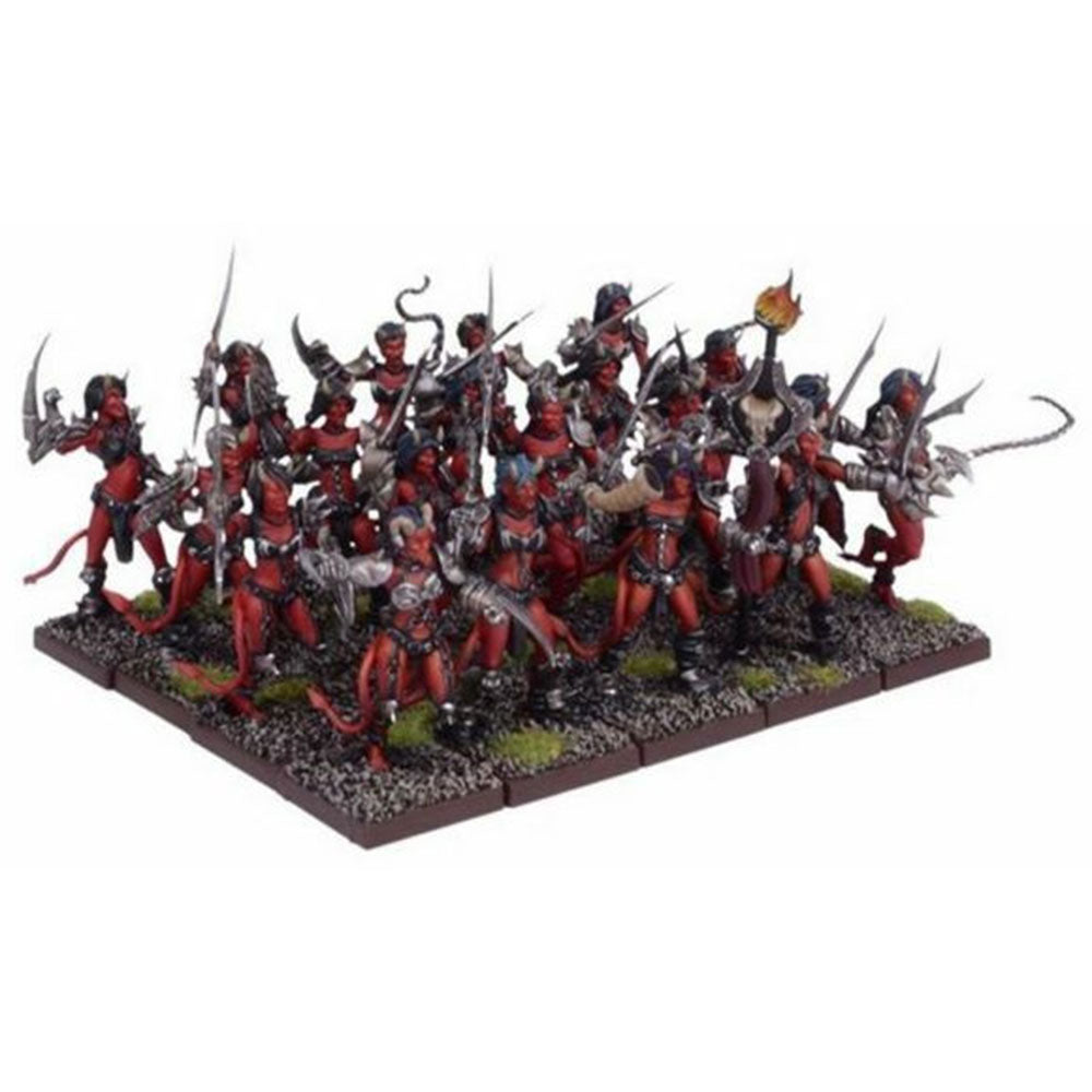 Kings of War Forces of the Abyss Succubi Regiment Miniature