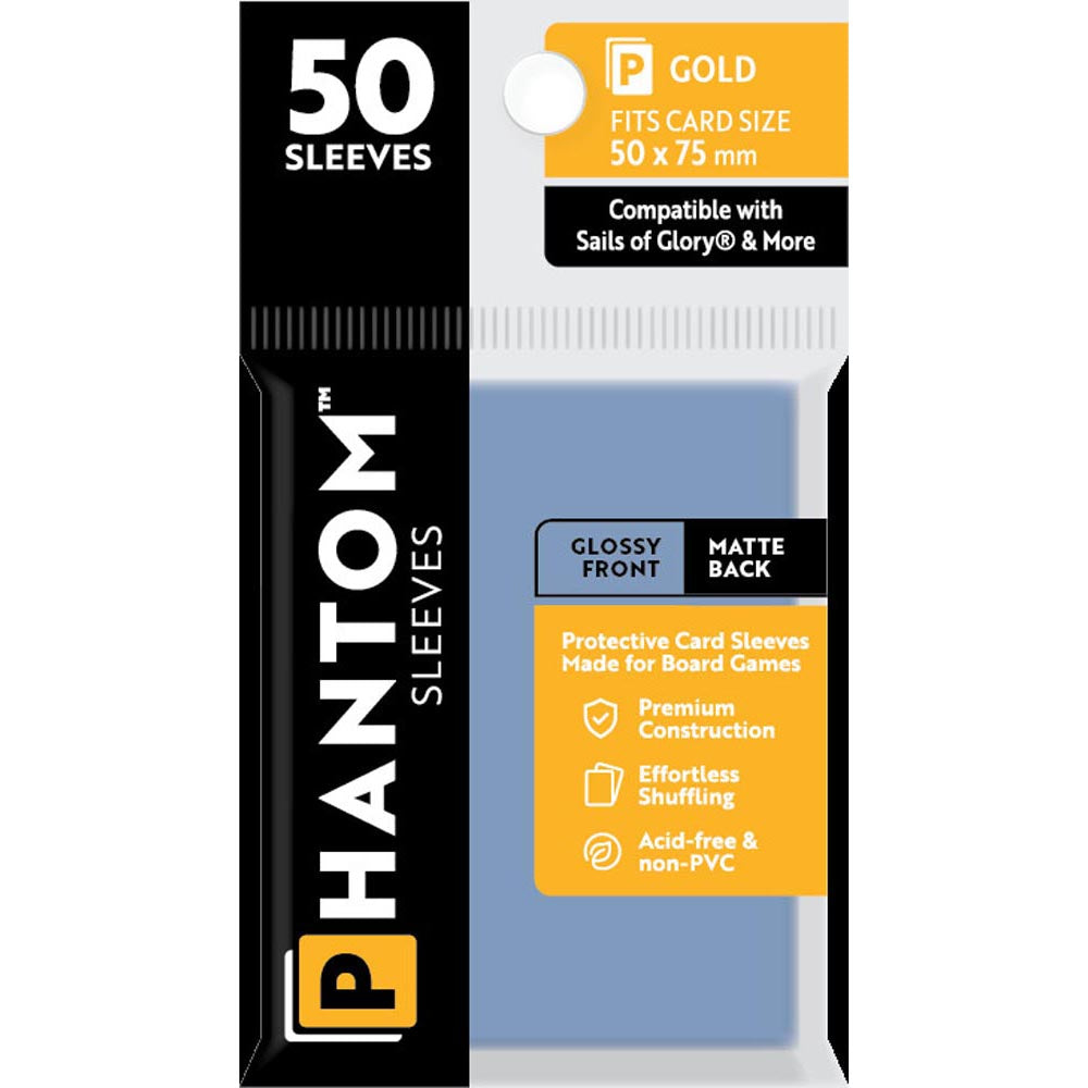 Gouden Phantom Sheeves 50 st (50x75mm)