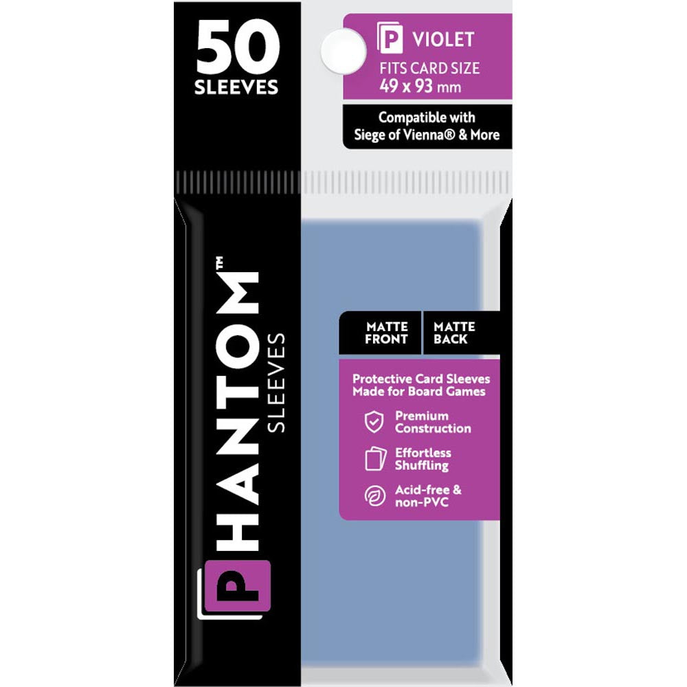 Mangas Violet Phantom 50pcs (49x93mm)