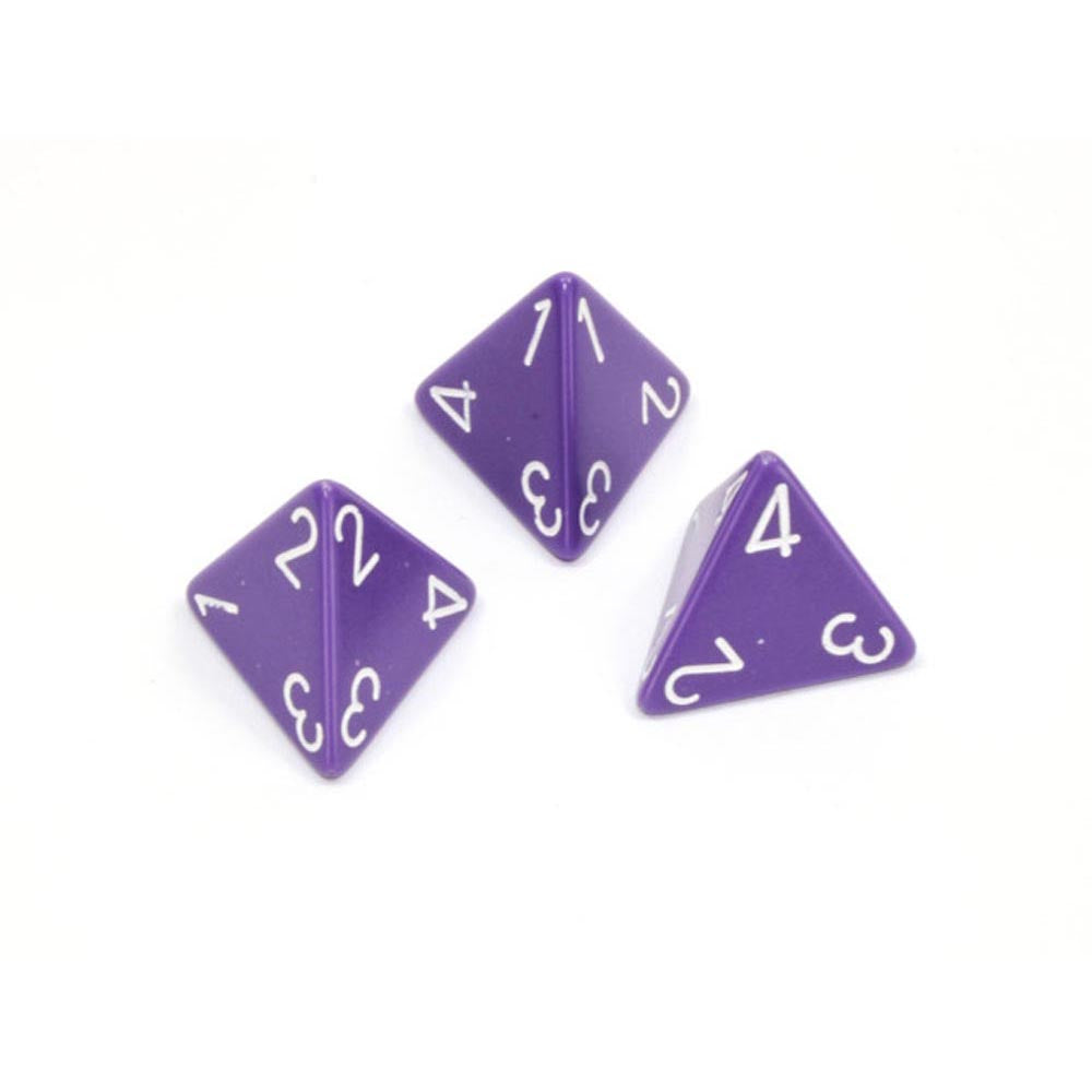 Chessex Opaque D4 Polyédrique Dice