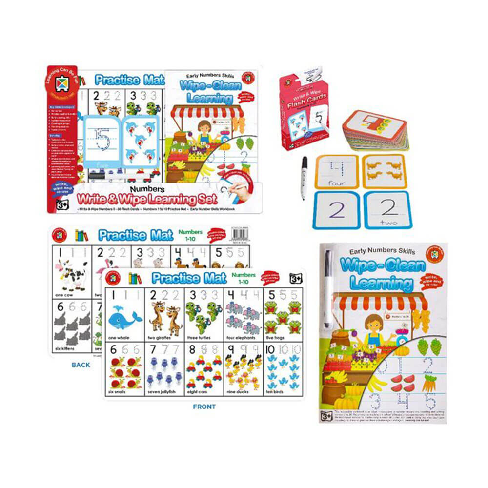 Learning Can be Fun Write & Wipe Learning Set