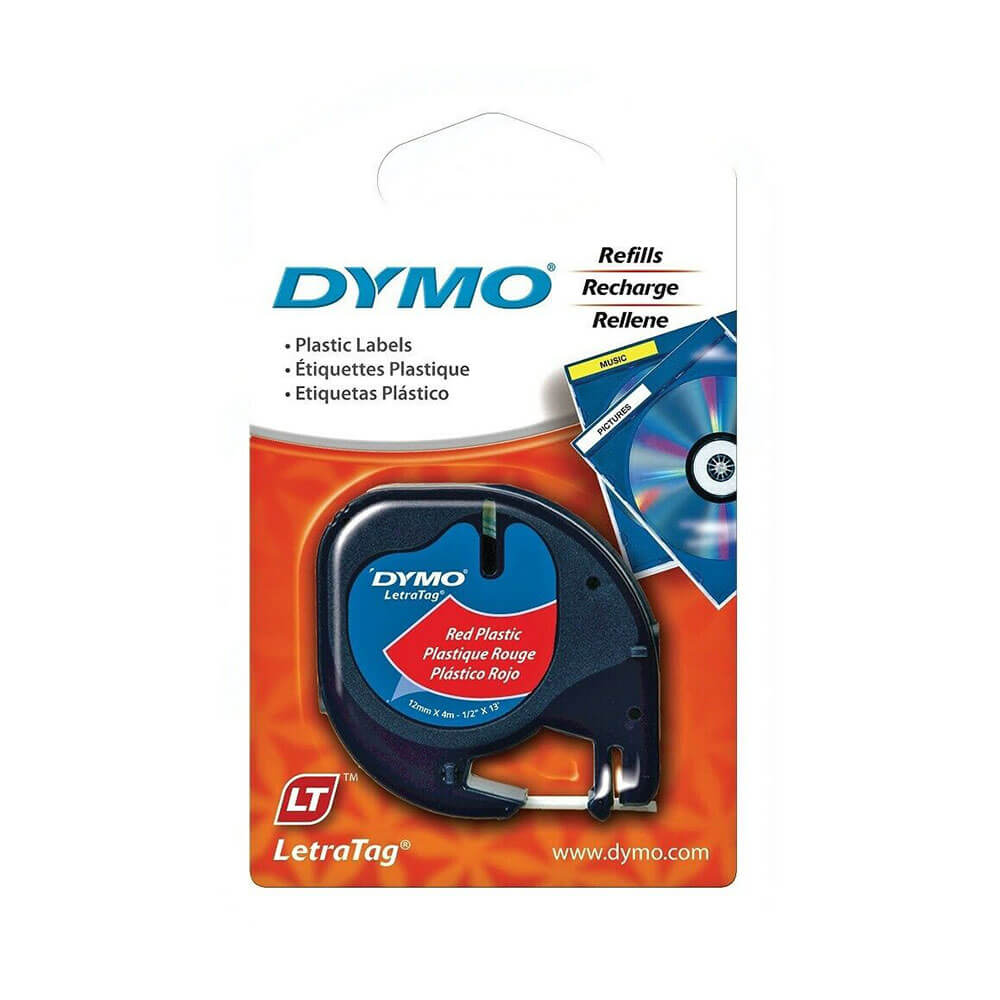 Dymo Letra-Tag Tape Etichetta in plastica