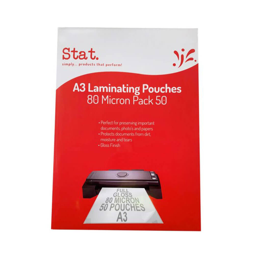 Stat Laminating Pouch 80 Micron (50 pk)