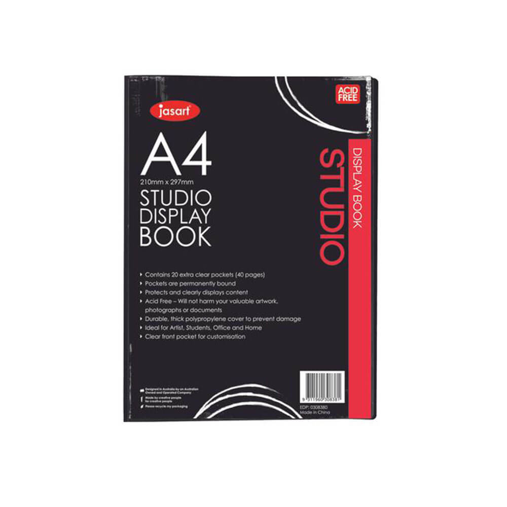 Jasart Display Book Black (20 sidor)