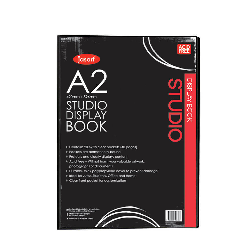 Jasart Display Book Black (20 stron)