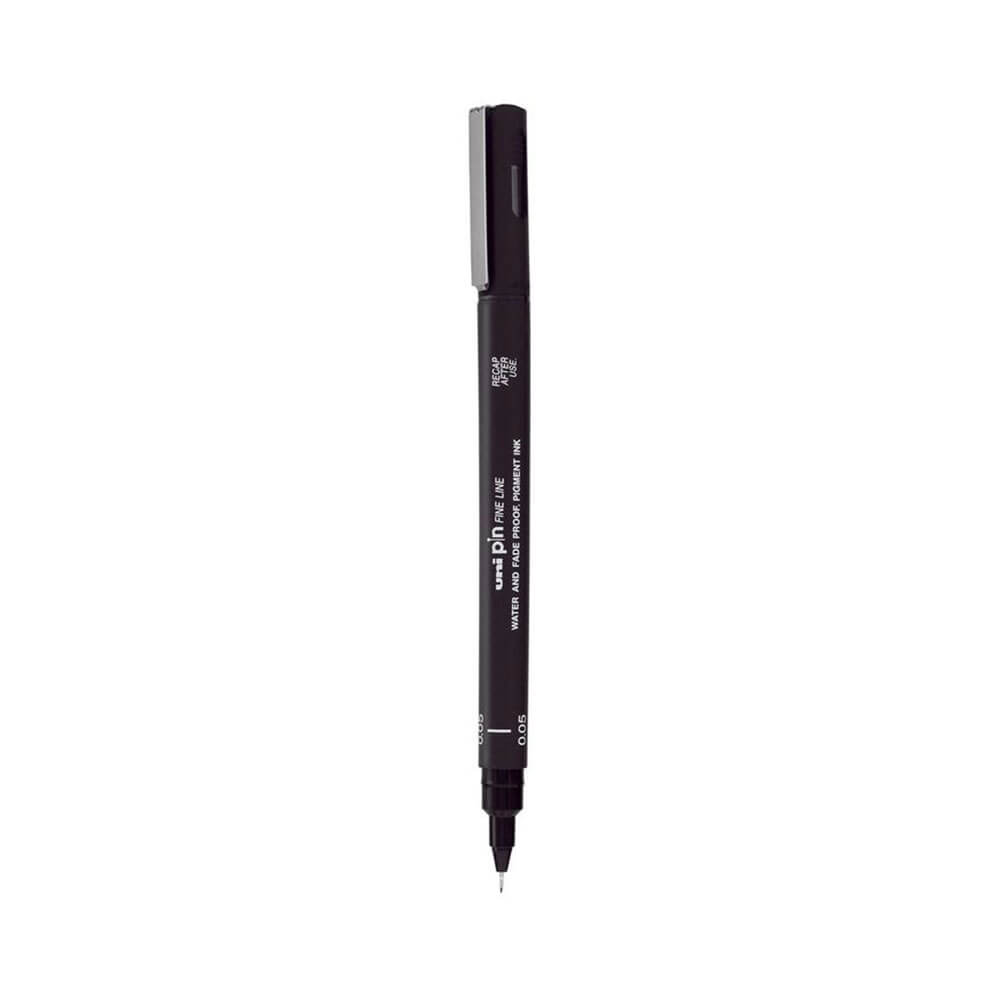 PIN Uni-Ball Fineliner Pen Black (portfel 3)