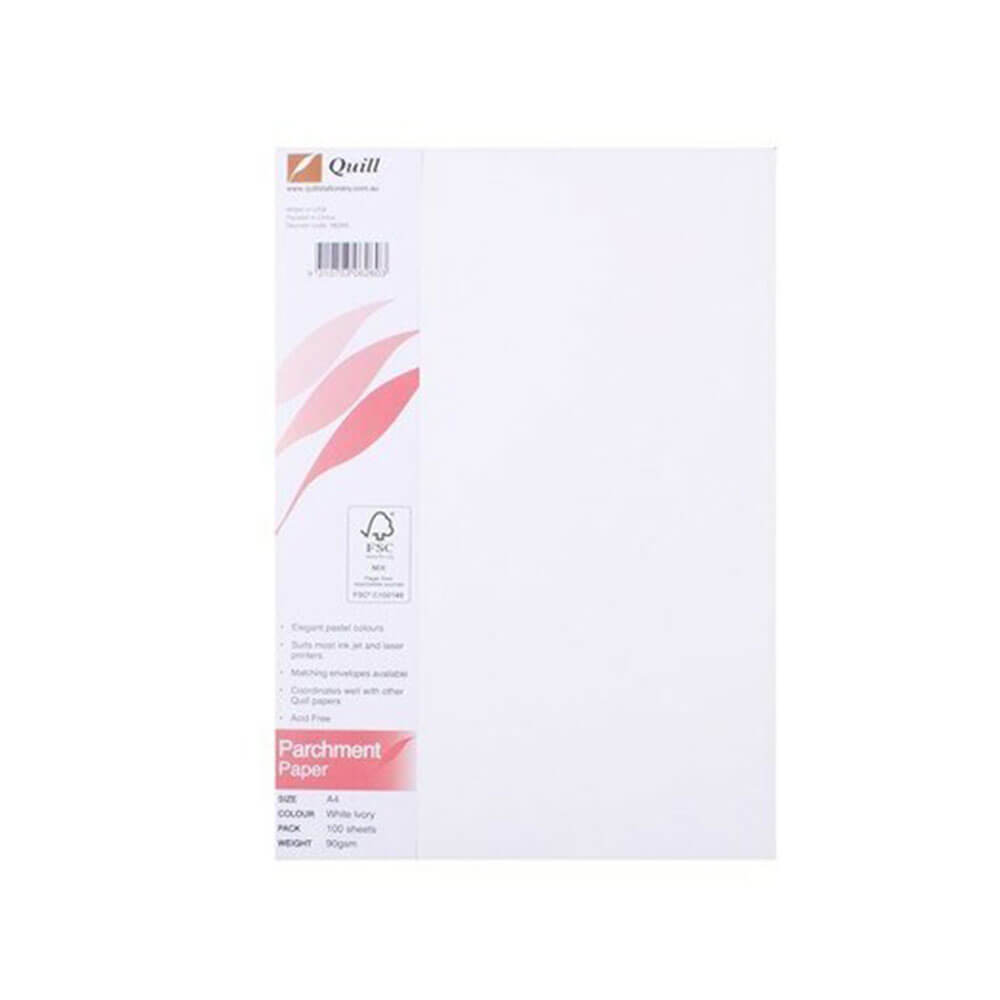 Quill A4 pergamentpapir (100pk)