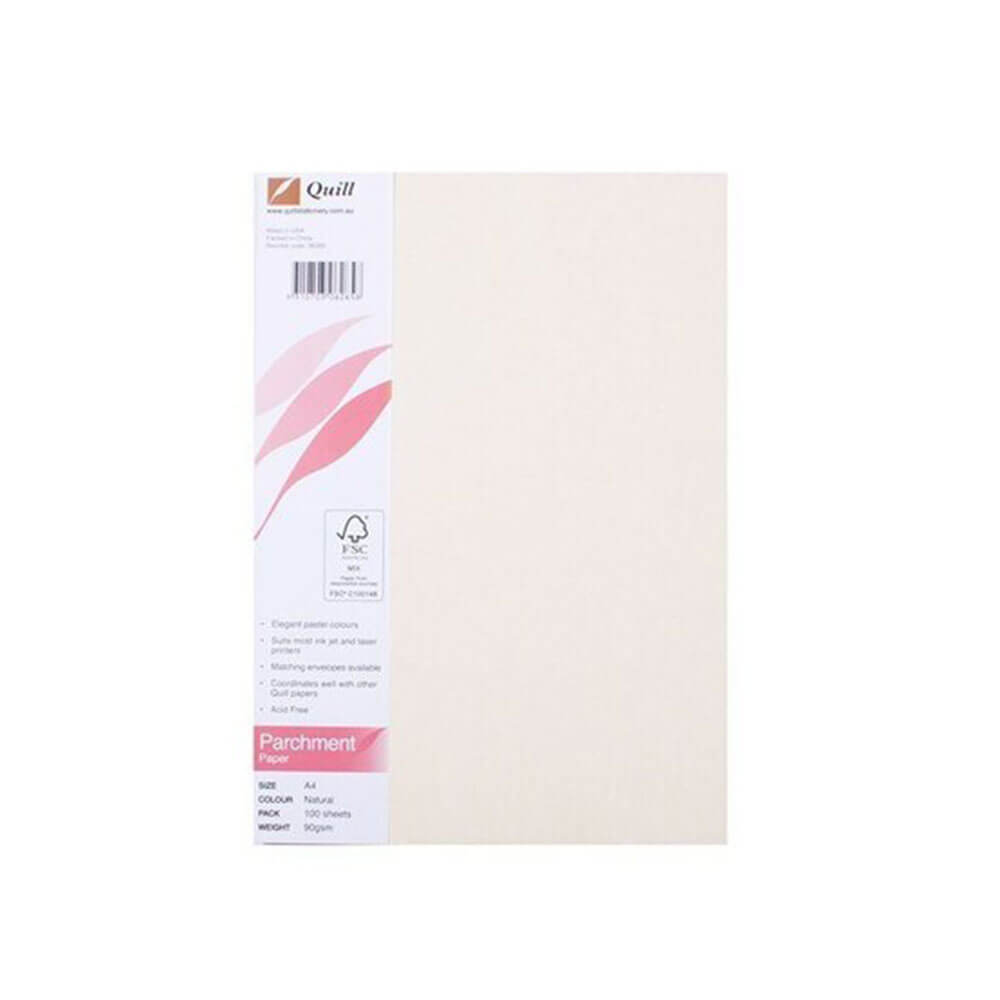 Papier pergaminowy Quill A4 (100pk)