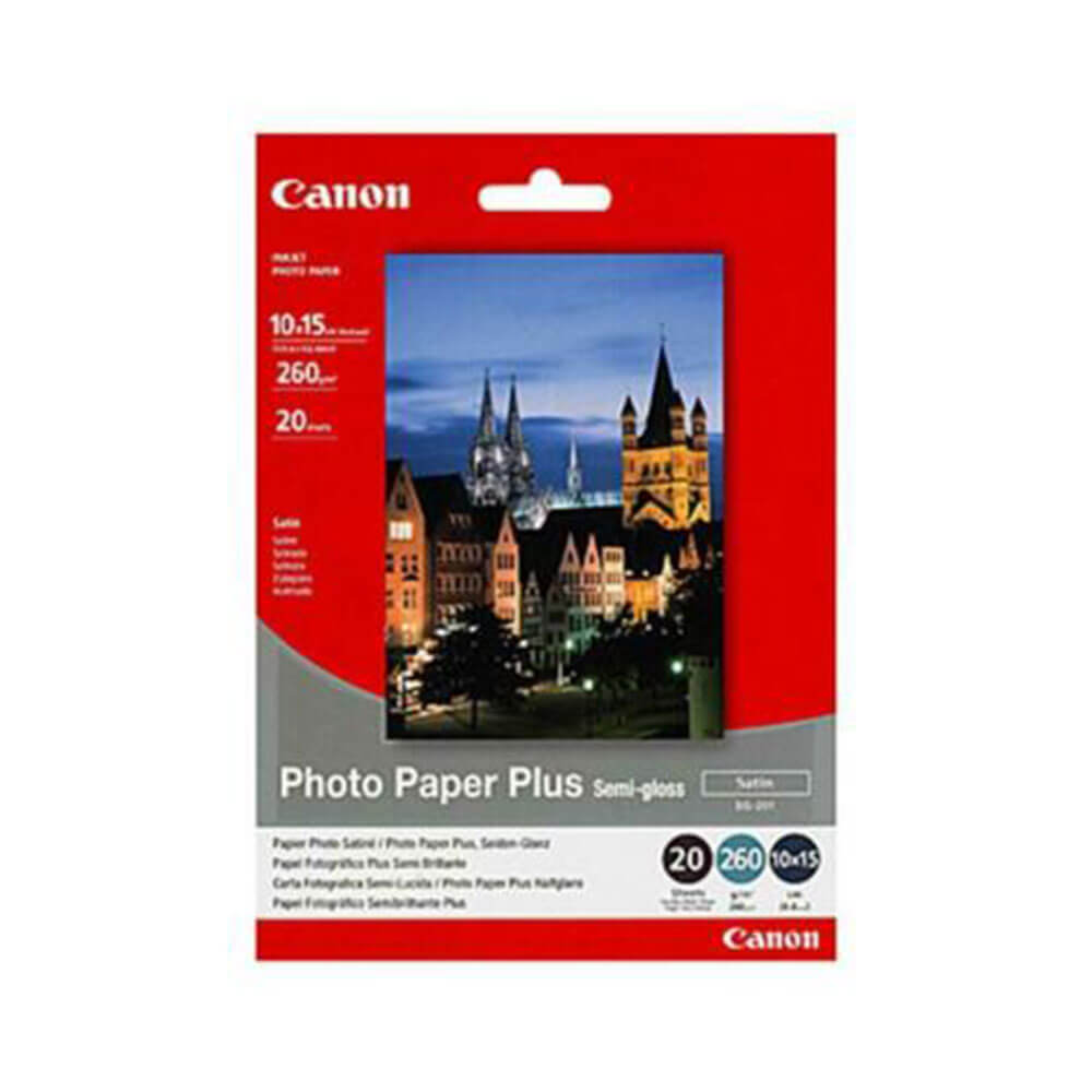  Canon Seidenglanz-Fotopapier, 260 g/m², 20 Stück