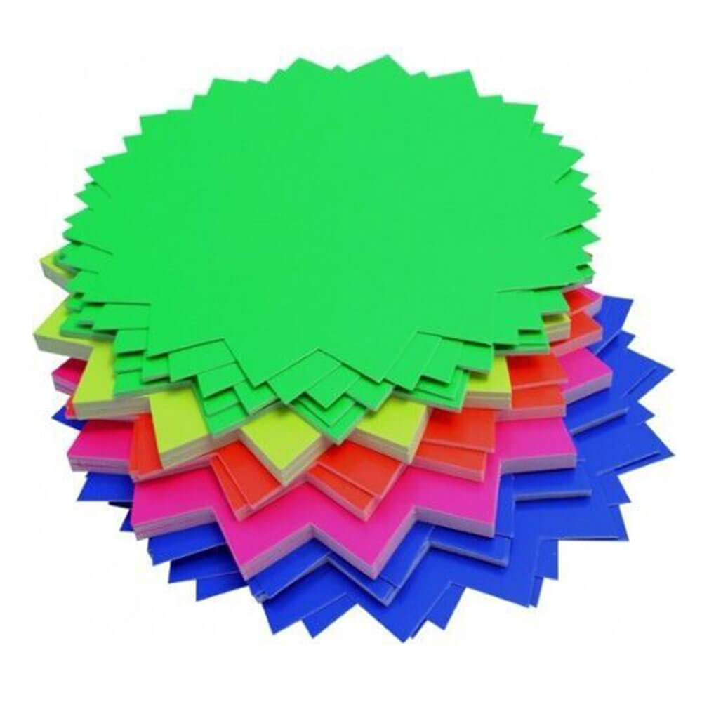 Rainbow Starburst Single Sided Board 300gsm 60pk