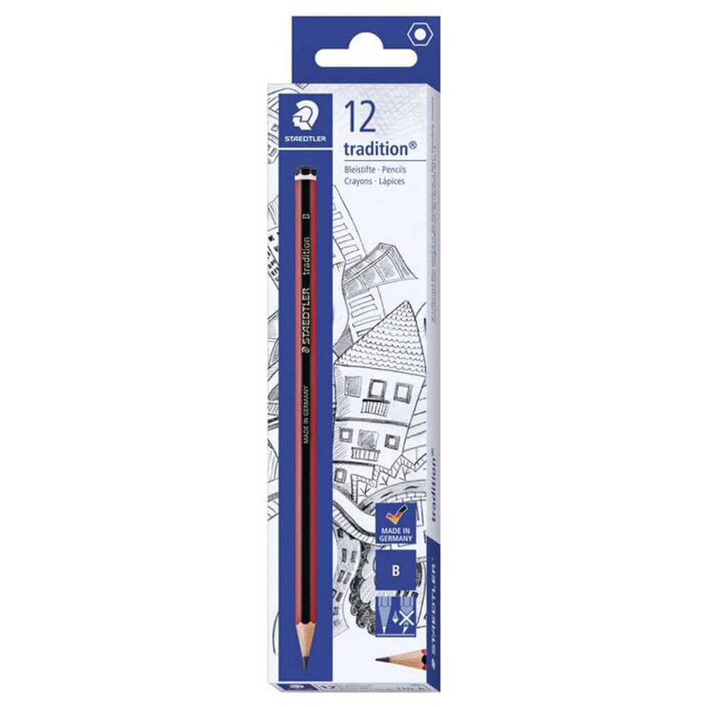 STAEDTLER TRADITION leder blyertspennor (12/ruta)