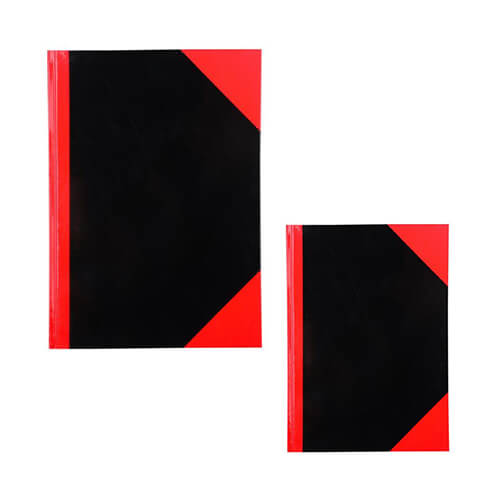 Cumberland Index Notebook 100 Leaves A-Z (Red & Black)