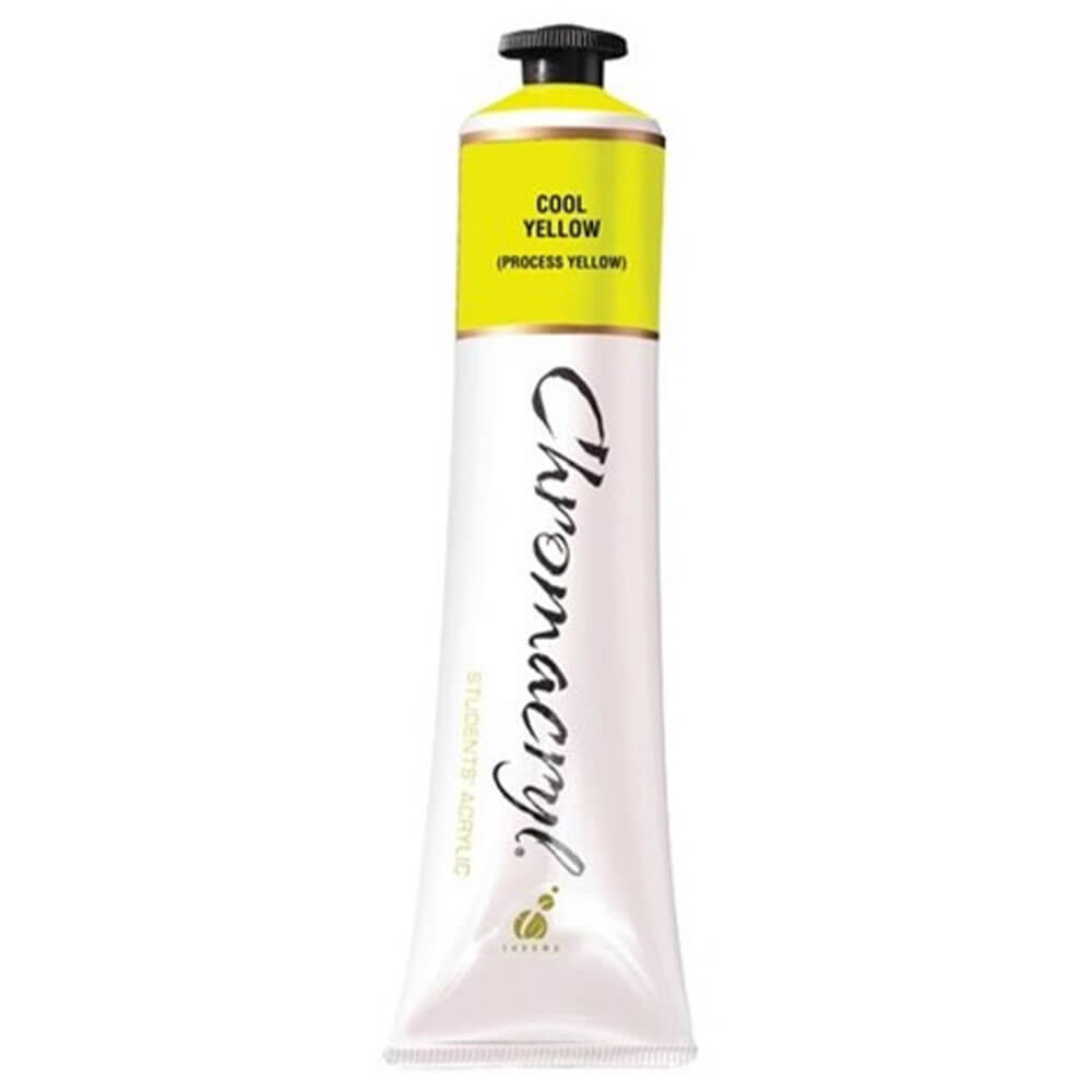 Pintura acrílica dos alunos de cromacryl 75ml