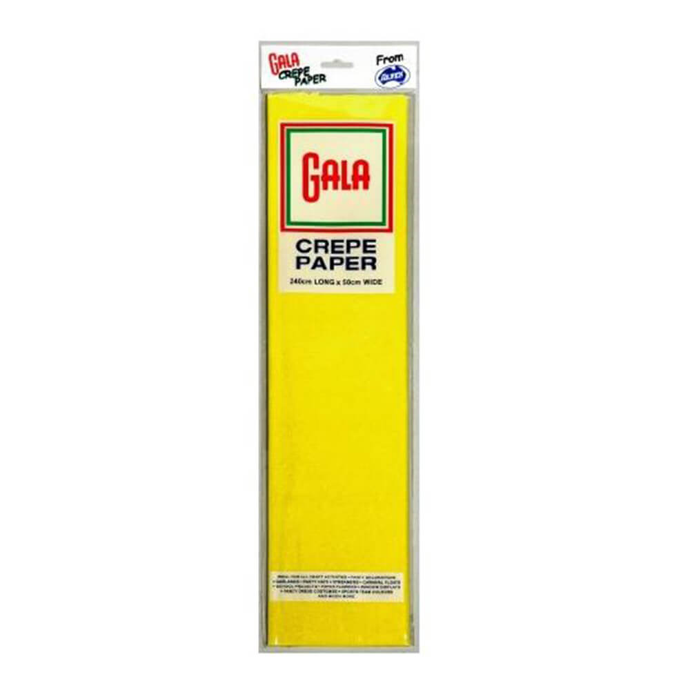 Gala Crepe Paper 12-Pack (240x50cm)