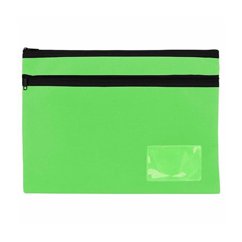 Celco Bright Pencil Case with 2 Zip (345x264mm)