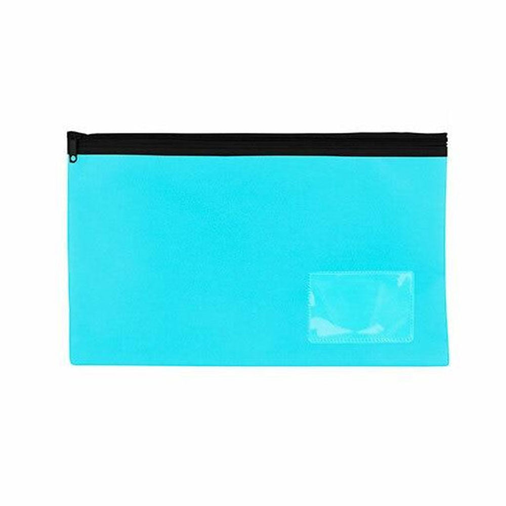 Case di matita Celco Bright con 1 zip (blu marino)