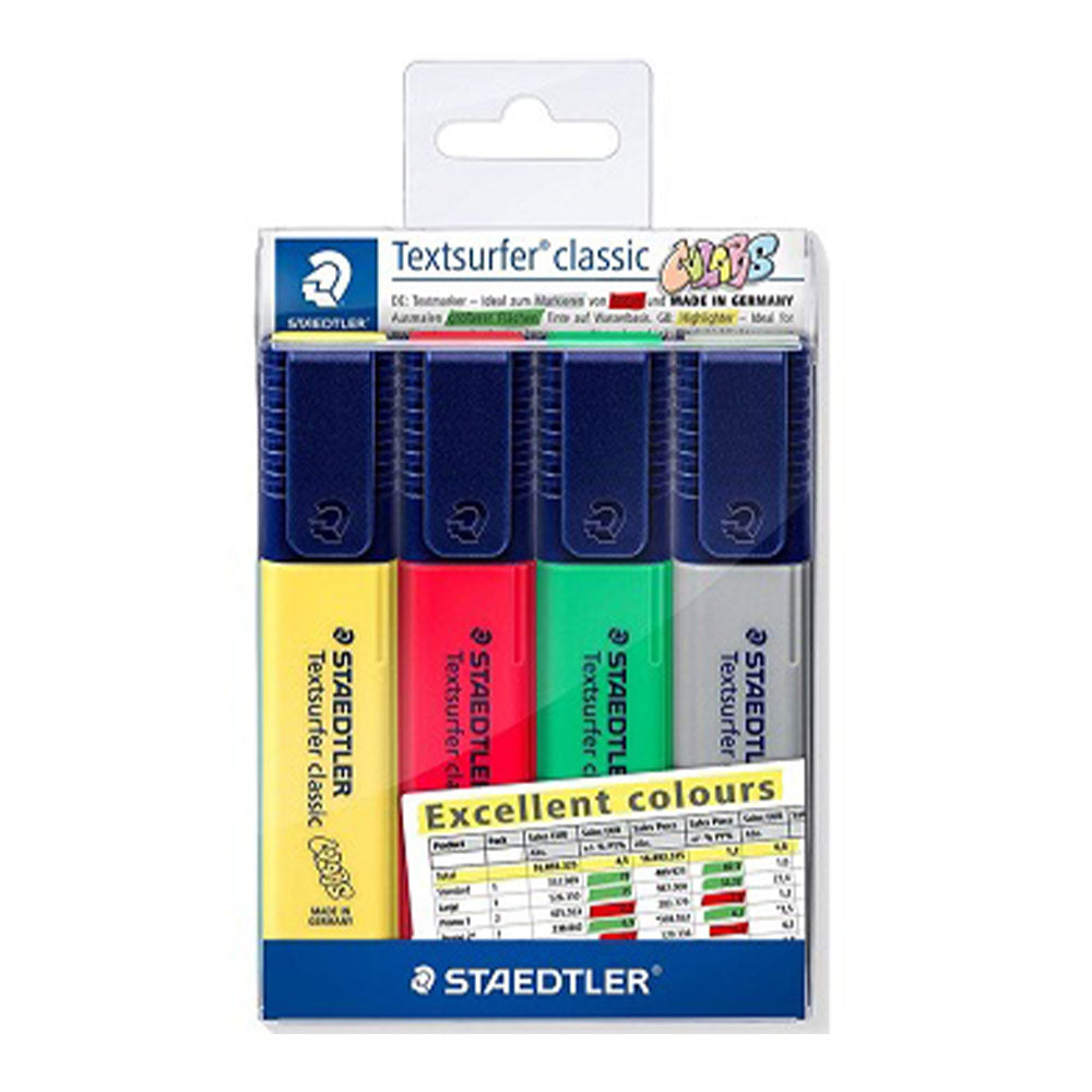 Staedtler TextSurfer Classic Highlighters 4st