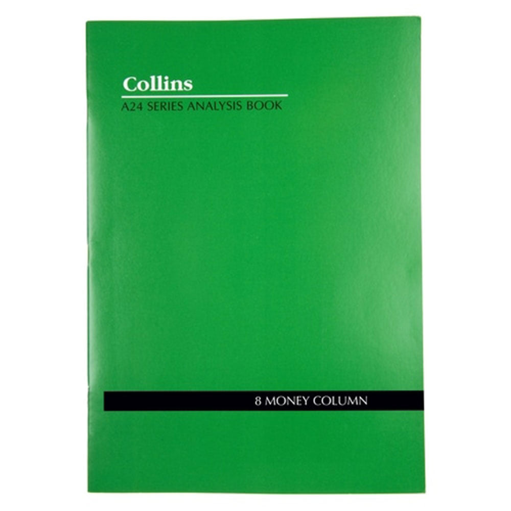 Libro di analisi della colonna di denaro Collins A24